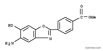 Molecular Structure of 883566-56-1 (Methyl 4-(5'-amino-6'-hydroxylbenzoxazol-2-yl)benzate)