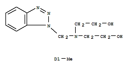Ethanol,2,2'-[[(methyl-1H-benzotriazol-1-yl)methyl]imino]bis-