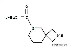 Molecular Structure of 885272-17-3 (tert-Butyl 2,6-diazaspiro[3.5]nonane-6-carboxylate)
