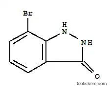 Molecular Structure of 887578-57-6 (3-HYDROXY-7-BROMO 1H-INDAZOLE)