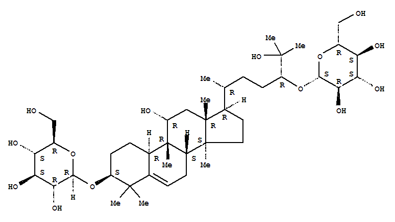 b-D-Glucopyranoside, (3b,9b,10a,11a,24R)-11,25-dihydroxy-9-methyl-19-norlanost-5-ene-3,24-diylbis-