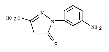 1H-Pyrazole-3-carboxylicacid, 1-(3-aminophenyl)-4,5-dihydro-5-oxo-