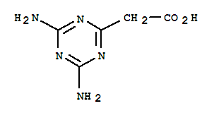 2-(4,6-diamino-1,3,5-triazin-2-yl)acetic acid