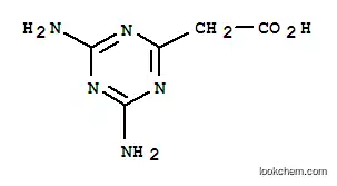 Molecular Structure of 89180-20-1 (2-(4,6-diamino-1,3,5-triazin-2-yl)acetic acid)