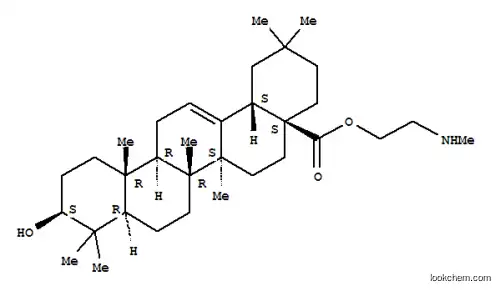 Molecular Structure of 892869-49-7 (2-(Methylamino)ethyl oleanolate)