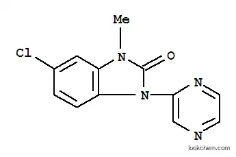 Molecular Structure of 89660-01-5 (2H-Benzimidazol-2-one,5-chloro-1,3-dihydro-3-methyl-1-(2-pyrazinyl)-)