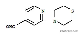 Molecular Structure of 898289-24-2 (4-Pyridinecarboxaldehyde,2-(4-thiomorpholinyl)-)