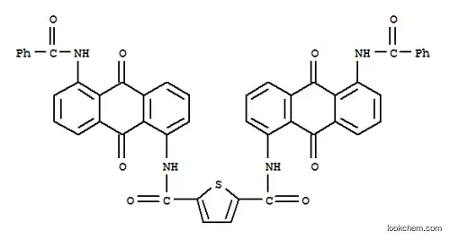 Molecular Structure of 89923-47-7 (N,N'-bis[5-(benzoylamino)anthraquinon-1-yl]thiophene-2,5-dicarboxamide)