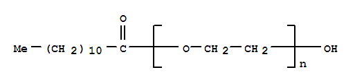 Polyethylene glycol monolaurate cas  9004-81-3