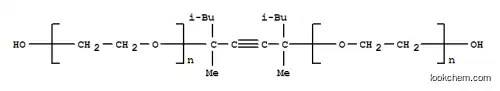 Molecular Structure of 9014-85-1 (Poly(oxy-1,2-ethanediyl),a,a'-[1,4-dimethyl-1,4-bis(2-methylpropyl)-2-butyne-1,4-diyl]bis[w-hydroxy-)