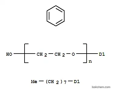 Molecular Structure of 9063-89-2 (Poly(oxy-1,2-ethanediyl), .alpha.-(octylphenyl)-.omega.-hydroxy-)