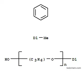 Molecular Structure of 9064-13-5 (Polyoxy(methyl-1,2-ethanediyl), .alpha.-(methylphenyl)-.omega.-hydroxy-)