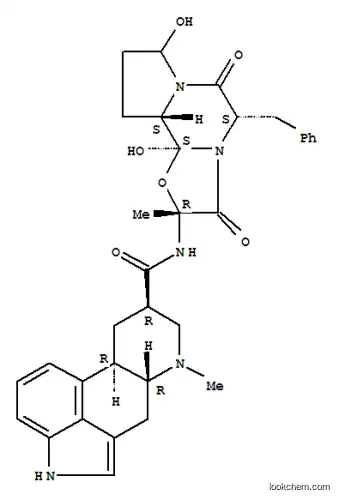 Molecular Structure of 90650-44-5 (8'-hydroxydihydroergotamine)