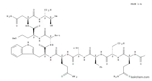 Molecular Structure of 91173-44-3 (N(epsilon)-acetimidoglucagon, Ala(1)-)