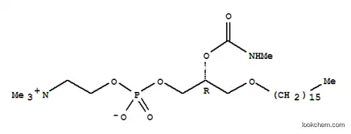 Molecular Structure of 91575-58-5 (1-O-HEXADECYL-2-N-METHYLCARBAMYL-SN-GLYCERO-3-PHOSPHOCHOLINE)