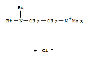 Ethanaminium,2-(ethylphenylamino)-N,N,N-trimethyl-, chloride (1:1)