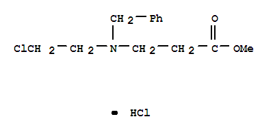 2-chloroethyl-(3-methoxy-3-oxopropyl)-(phenylmethyl)azanium chloride