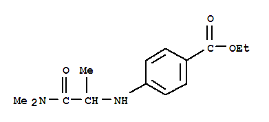 ethyl 4-[[1-(dimethylamino)-1-oxopropan-2-yl]amino]benzoate