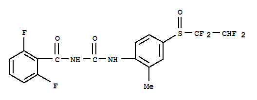 Benzamide,2,6-difluoro-N-[[[2-methyl-4-[(1,1,2,2-tetrafluoroethyl)sulfinyl]phenyl]amino]carbonyl]-
