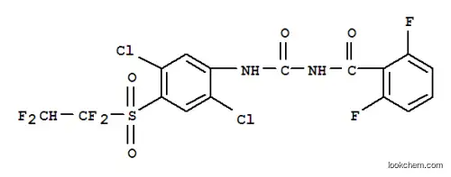 Molecular Structure of 100341-28-4 (N-({2,5-dichloro-4-[(1,1,2,2-tetrafluoroethyl)sulfonyl]phenyl}carbamoyl)-2,6-difluorobenzamide)