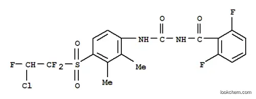 Molecular Structure of 100341-86-4 (N-({4-[(2-chloro-1,1,2-trifluoroethyl)sulfonyl]-2,3-dimethylphenyl}carbamoyl)-2,6-difluorobenzamide)