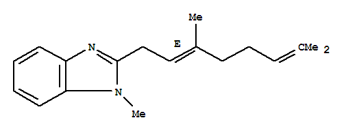 1H-Benzimidazole,2-(3,7-dimethyl-2,6-octadienyl)-1-methyl-, (E)- (9CI)