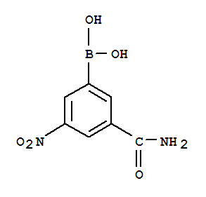 3-AMINOCARBONYL-5-NITROPHENYLBORONIC ACID  CAS NO.102170-51-4
