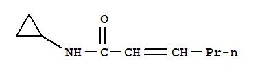 (E)-N-cyclopropylhex-2-enamide.