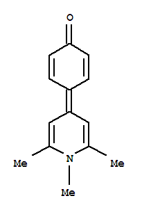 Molecular Structure of 102647-79-0 (2,5-Cyclohexadien-1-one,4-(1,2,6-trimethyl-4(1H)-pyridinylidene)-)