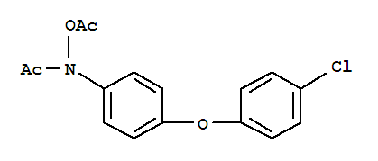 Acetamide, N-(acetyloxy)-N-[4-(4-chlorophenoxy)phenyl]-