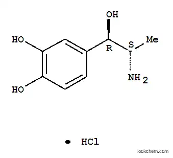 Molecular Structure of 10390-18-8 ([R-(R*,S*)]-4-(2-amino-1-hydroxypropyl)pyrocatechol hydrochloride)