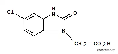 Molecular Structure of 104189-86-8 (1H-Benzimidazole-1-aceticacid, 5-chloro-2,3-dihydro-2-oxo-)