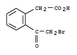 Benzeneacetic acid, 2-(2-bromoacetyl)-