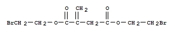 Butanedioic acid, 2-methylene-, 1,4-bis(2-bromoethyl) ester