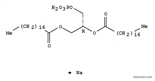 Molecular Structure of 108321-18-2 (1,2-DISTEAROYL-SN-GLYCERO-3-PHOSPHATIDIC ACID, SODIUM SALT)