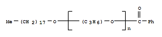 Poly[oxy(methyl-1,2-ethanediyl)],a-benzoyl-w-(octadecyloxy)-
