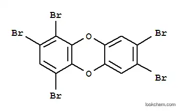 Molecular Structure of 109333-35-9 (1,2,4,7,8-pentabromooxanthrene)