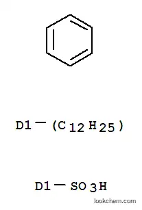Molecular Structure of 11067-81-5 (tetrapropylenebenzenesulphonic acid)