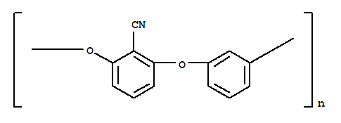 Poly[oxy(2-cyano-1,3-phenylene)oxy-1,3-phenylene]