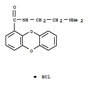 Dibenzo[b,e][1,4]dioxin-1-carboxamide,N-[2-(dimethylamino)ethyl]-, hydrochloride (1:1)