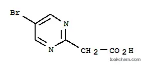 Molecular Structure of 1134327-93-7 ((5-Bromopyrimidin-2-yl)acetic acid)