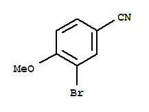 Molecular Structure of 117572-79-9 (Benzonitrile,3-bromo-4-methoxy-)