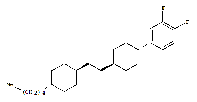 Benzene,1,2-difluoro-4-[trans-4-[2-(trans-4-pentylcyclohexyl)ethyl]cyclohexyl]-