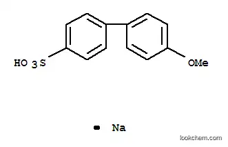 Molecular Structure of 1182284-40-7 ([1,1'-Biphenyl]-4-sulfonicacid, 4'-methoxy-, sodium salt (1:1))