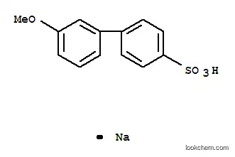 Molecular Structure of 1182284-42-9 ([1,1'-Biphenyl]-4-sulfonicacid, 3'-methoxy-, sodium salt (1:1))