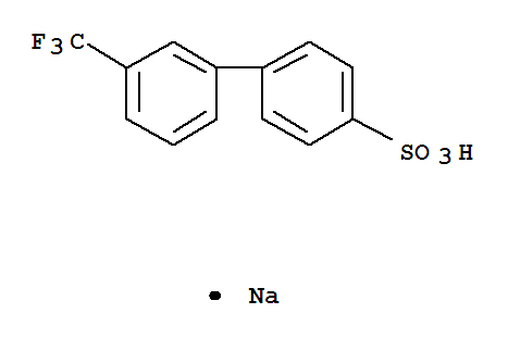 [1,1'-Biphenyl]-4-sulfonicacid, 3'-(trifluoromethyl)-, sodium salt (1:1)