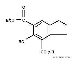 1H-Indene-4,6-dicarboxylicacid, 2,3-dihydro-5-hydroxy-, 6-ethyl ester