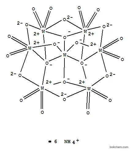 Molecular Structure of 12028-06-7 (Tungstate (W7O246-), ammonium (1:6))