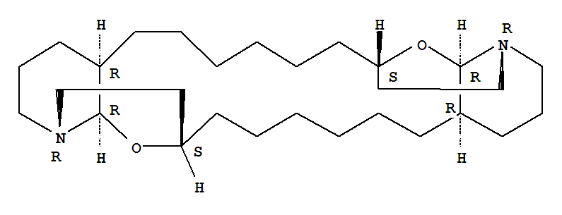 5H,17H-1,23:11,13-Diethano-2H,14H-[1,11]dioxacycloeicosino[2,3-b:12,13-b']dipyridine,eicosahydro-, (1R,4aR,11S,12aR,13R,16aR,23S,24aR)- (9CI)