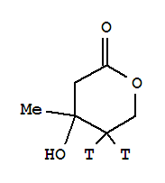 2H-Pyran-2-one-5-t,tetrahydro-5-t-4-hydroxy-4-methyl- (9CI)